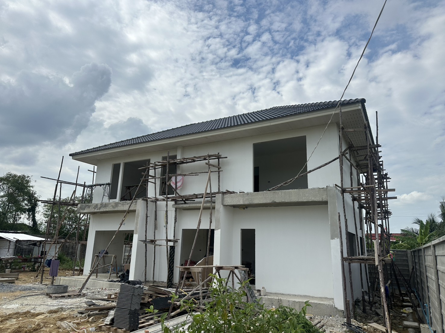 ผลงานก่อสร้างบ้านพักอาศัย 2 ชั้น AXISBUILT