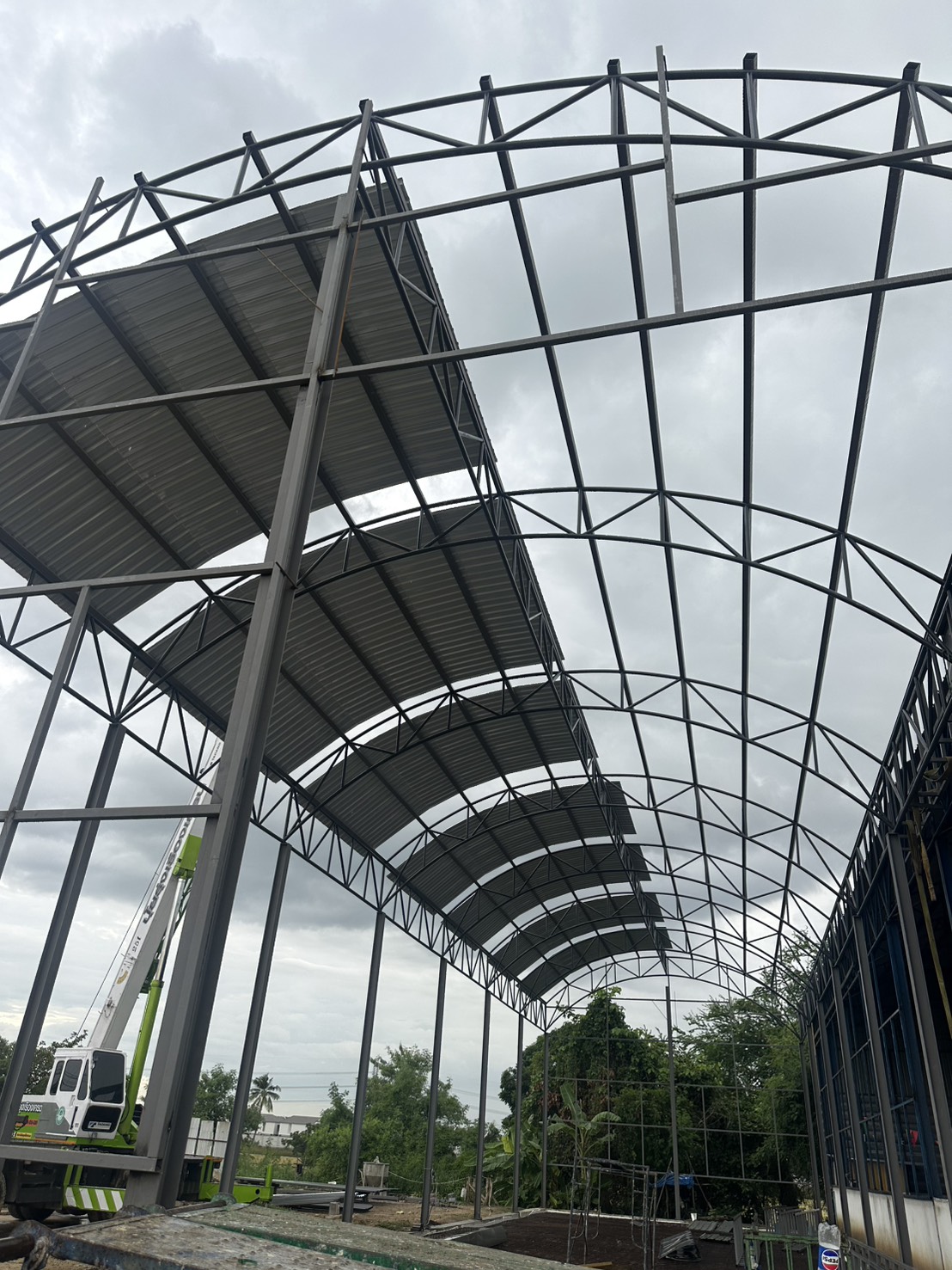 งานโครงสร้างเหล็กโกดังและคลังสินค้า AXISBUILT